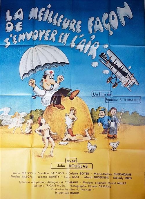 Affiche de Cinéma Originale - La meilleure façon de s'envoyer en l'air - 1981 - John Douglas - 116x158cm État correct N/A reconditionné disponible sur Fnac