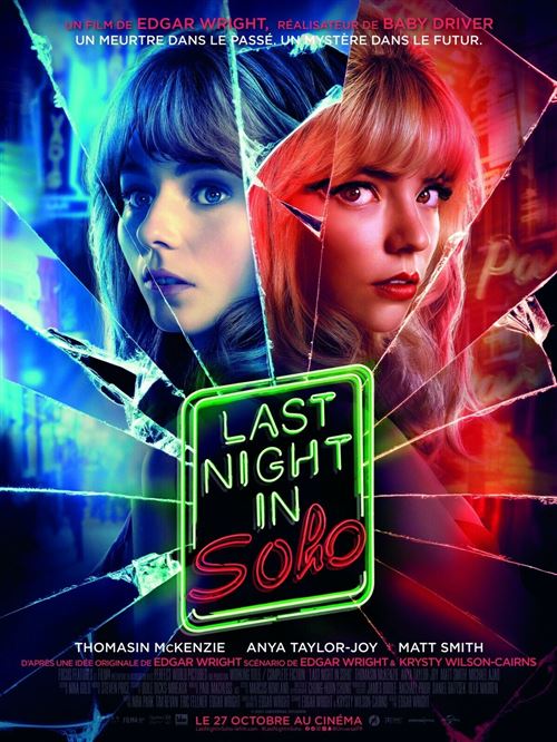 Affiche de Cinéma Originale - Last Night In Soho - 2021 - Anya Taylor-Joy - 40x60cm État correct reconditionné disponible sur Fnac