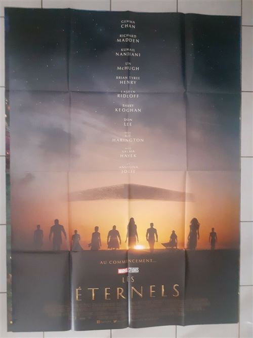 Affiche de Cinéma Originale - Les éternels - 2021 - Marvel - Gemma Chan - 116x158cm État correct reconditionné disponible sur Fnac