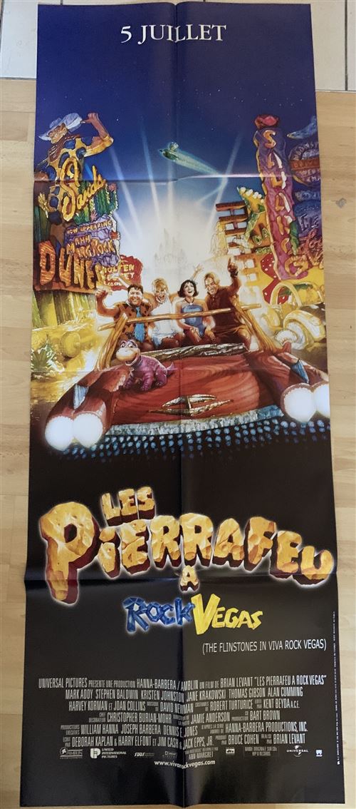 Affiche de Cinéma Originale - Les Pierrafeu à Rock Vegas - 60x160cm État correct - 10,99 € Affiche de Cinéma Originale - Les Pierrafeu à Rock Vegas - 60x160cm État correct N/A reconditionné disponible sur Fnac