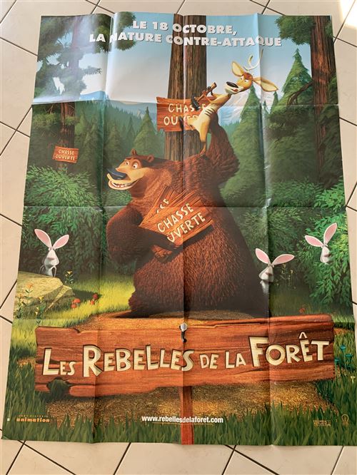 Acheter Affiche de Cinéma Originale - Les Rebelles de la Forêt - La nature contre-Attaque - 116x158cm État correct - 17,99 € Affiche de Cinéma Originale - Les Rebelles de la Forêt - La nature contre-Attaque - 116x158cm État correct N/A reconditionné disponible sur Fnac