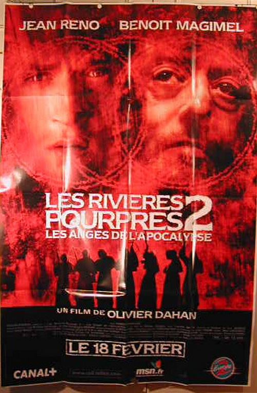 Affiche de Cinéma Originale - Les Rivières Pourpres 2 - Jean Reno - 116x158cm État correct N/A reconditionné disponible sur Fnac