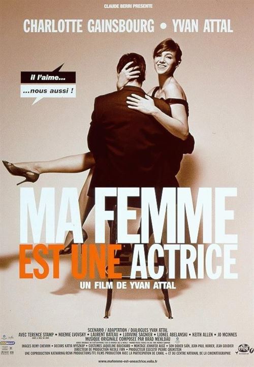 Affiche de Cinéma Originale - Ma Femme est une Actrice - Charlotte Gainsbourg - 40x60cm État correct N/A reconditionné disponible sur Fnac