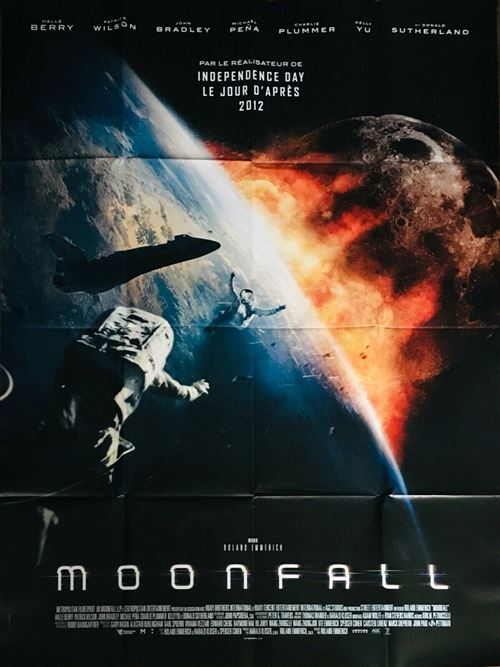 Affiche de Cinéma Originale - Moonfall - 2022 - Michael Bay / Halle Berry - 116x158cm État correct reconditionné disponible sur Fnac