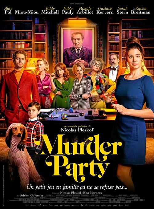 Affiche de Cinéma Originale - Murder Party - 2021 - Alice Pol - Eddy mitchell - 120x160cm État correct reconditionné disponible sur Fnac