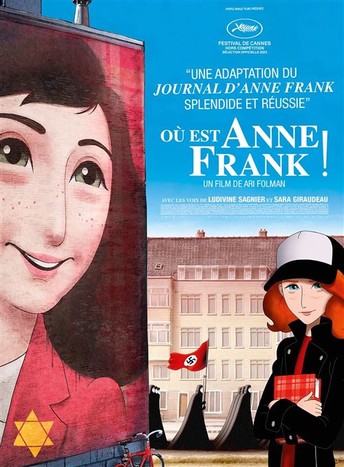 Affiche de Cinéma Originale - Où est Anne Frank! - 2021 - Ari Folman - 120x160cm État correct N/A reconditionné disponible sur Fnac