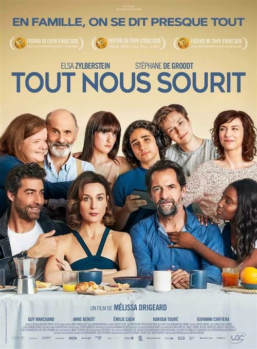 Affiche de Cinéma Originale - Tout nous sourit - 2021 - Elsa Zylberstein - 116x158cm État correct N/A reconditionné disponible sur Fnac