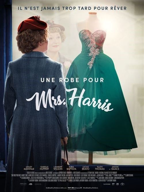 Affiche de Cinéma Originale - Une Robe pour Mrs Harris - 2022 - Lesley Manville, Isabelle Huppert - 120x160cm État correct N/A reconditionné disponible sur Fnac