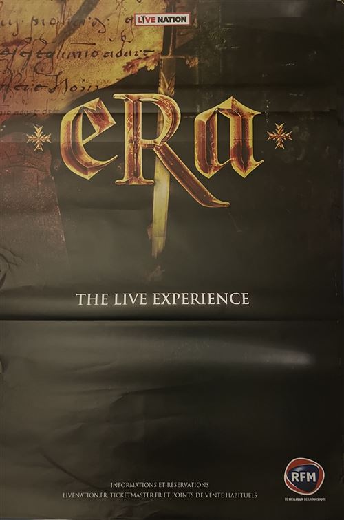 Affiche - ERA - The live Experience - 80x120cm État correct N/A reconditionné disponible sur Fnac