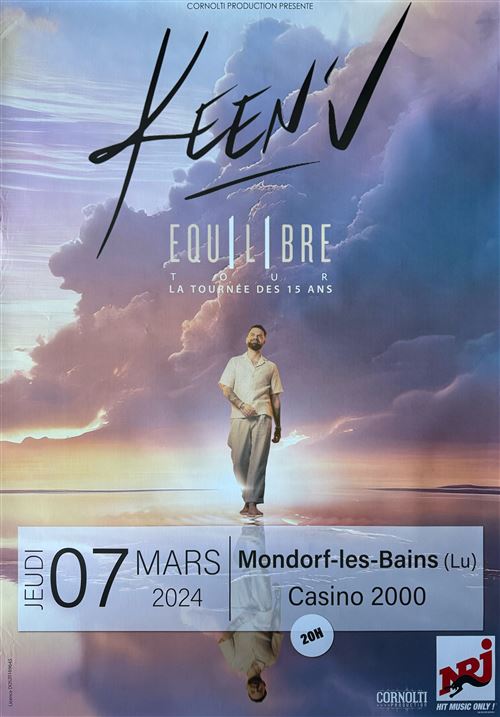 Affiche - Keen'V - Equilibre Tour - 68x98cm État correct - 14,99 € Affiche - Keen'V - Equilibre Tour - 68x98cm État correct N/A reconditionné disponible sur Fnac
