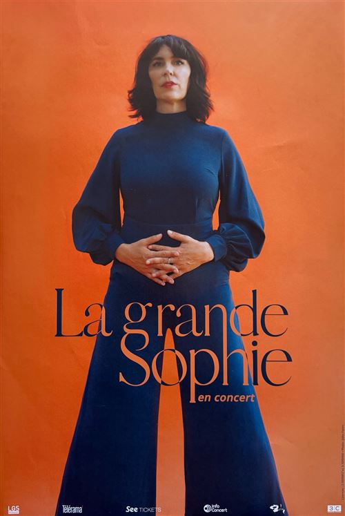 Affiche - La Grande Sophie - En Concert 2023 - 40x60cm État correct N/A reconditionné disponible sur Fnac
