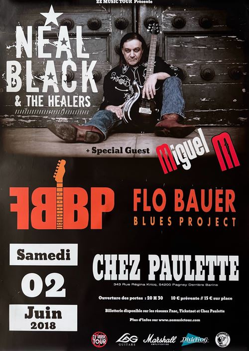 Affiche - Neal Black & The Healers - En concert 2018 - 60x90cm État correct - 14,99 € Affiche - Neal Black & The Healers - En concert 2018 - 60x90cm État correct N/A reconditionné disponible sur Fnac