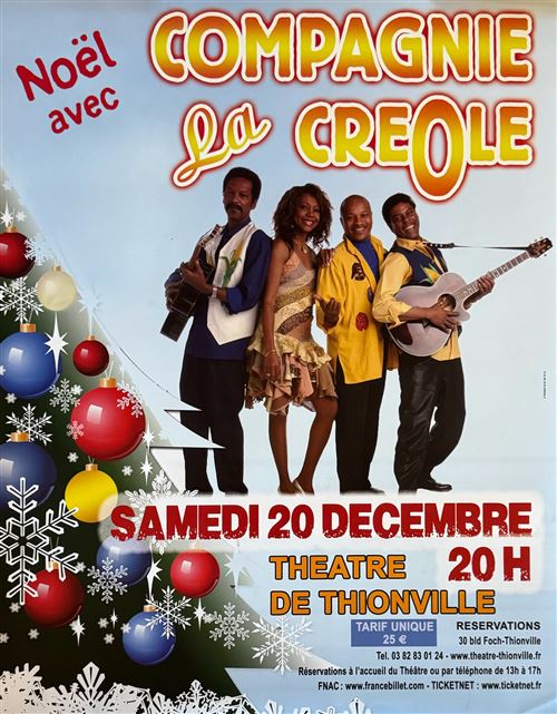 Affiche - Noël avec la Compagnie Créole - 56x72cm État correct N/A reconditionné disponible sur Fnac