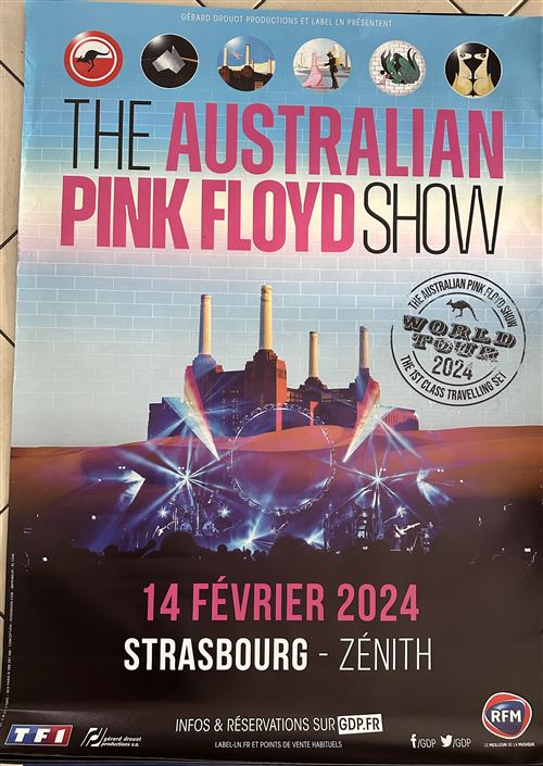 Affiche - The Australian PINK FLOYD Show - World Tour 2024 - 82x120cm État correct reconditionné disponible sur Fnac