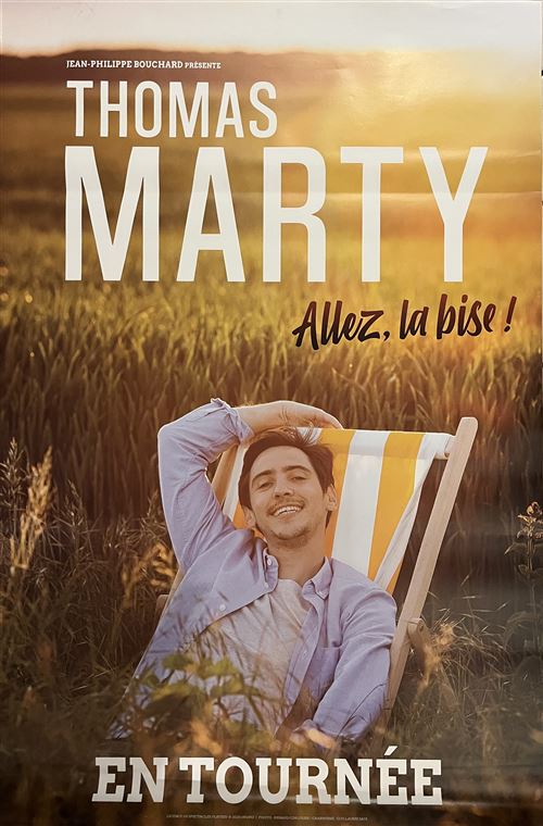 Affiche - Thomas MARTY - Allez la Bise! - 80x120cm État correct N/A reconditionné disponible sur Fnac