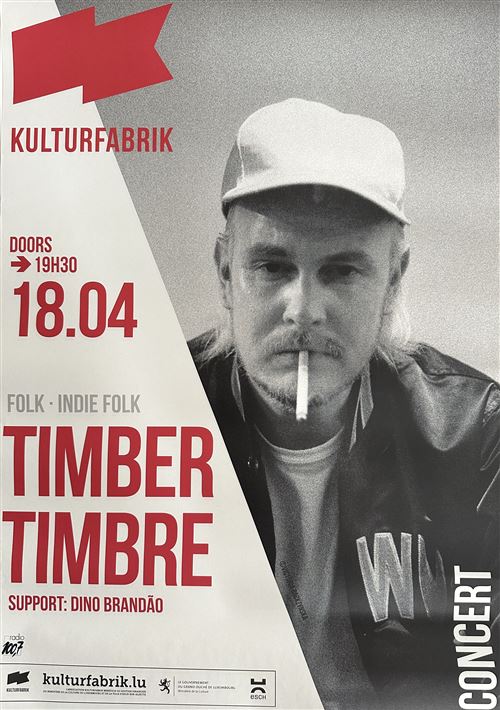 Affiche - Timber Timbre - Concert 2024 - 60x85cm État correct N/A reconditionné disponible sur Fnac