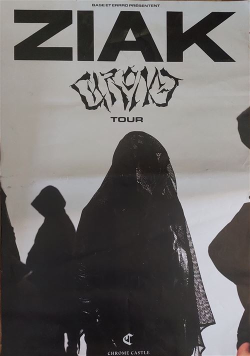 Affiche - ZIAK - Chrome tour - 68x98cm État correct reconditionné disponible sur Fnac