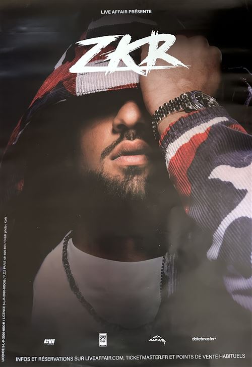 Affiche - ZKR - Tour 2024 - 80x120cm État correct reconditionné disponible sur Fnac