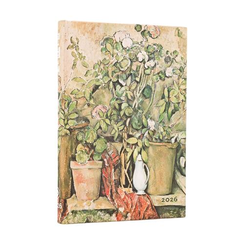 Acheter Agenda civil mini vertical Paperblanks 2026 Pots en Terre Cuite et Fleurs de Cézanne État correct - 11,87 € Agenda civil mini vertical Paperblanks 2026 Pots en Terre Cuite et Fleurs de Cézanne État correct reconditionné disponible sur Fnac