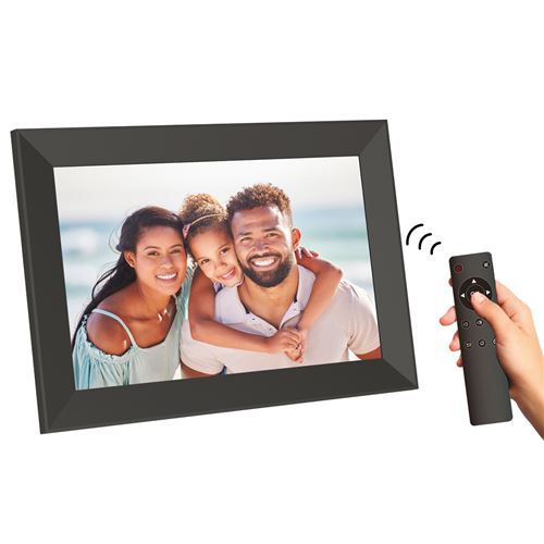 AGFAPHOTO Cadre Photo Numerique Realiview APF1000 - Écran LED 10" 1024x600, Affichage Photos, Horloge, Calendrier Programmable - Noir État correct N/A reconditionné disponible sur Fnac