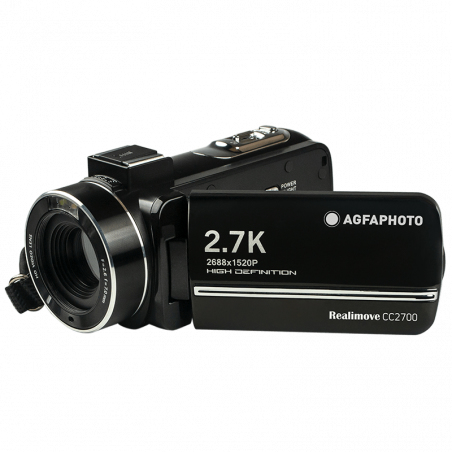 AgfaPhoto CC2700 caméscope numérique Caméscope portatif 24 MP CMOS Noir - Excellent état Parfait état Agfa Photo reconditionné disponible sur Pixmania