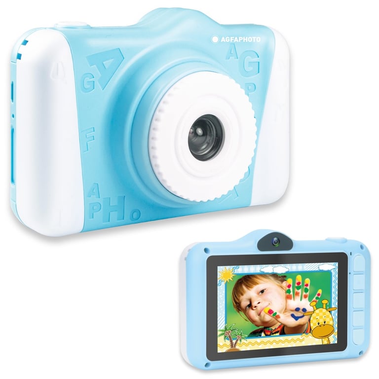 AGFAPHOTO Realikids Cam 2 - Appareil Photo Enfant, Mode Selfie, Photo & Vidéo, Écran LCD 3,5'', Filtres Photo, Batterie Lithium - Excellent état Parfait état - 27,99 € AGFAPHOTO Realikids Cam 2 - Appareil Photo Enfant, Mode Selfie, Photo & Vidéo, Écran LCD 3,5'', Filtres Photo, Batterie Lithium - Excellent état Parfait état Agfa Photo reconditionné disponible sur Pixmania