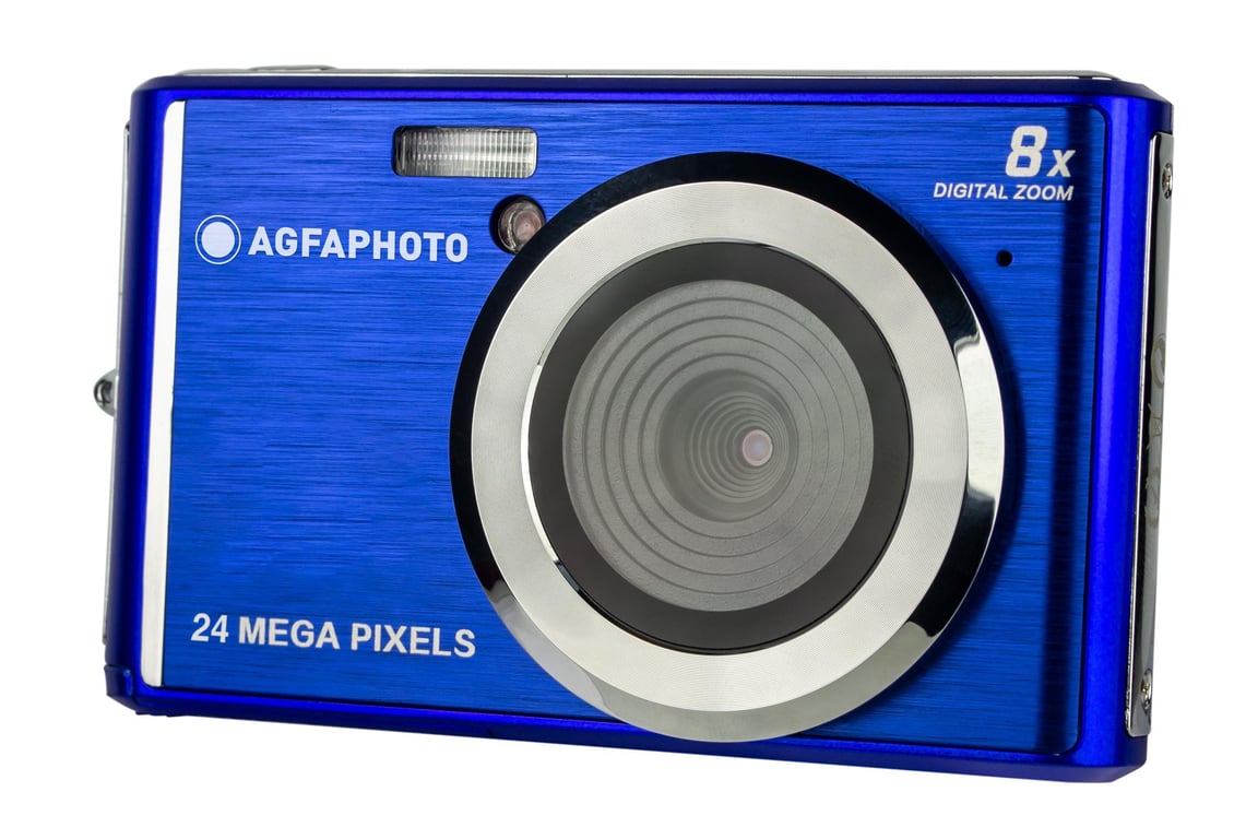 AgfaPhoto Realishot DC5500 Appareil-photo compact 24 MP CMOS 5616 x 3744 pixels Bleu - Excellent état Parfait état Agfa Photo reconditionné disponible sur Pixmania