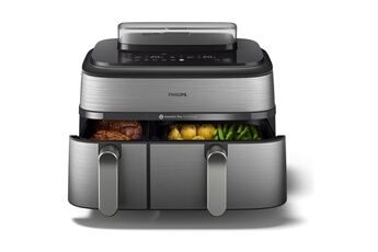 Airfryer NA555/00 Série 5000 double panier 9L Bon état Philips reconditionné disponible sur Darty