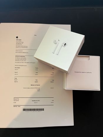 AirPods 2 ème génération Parfait état reconditionné (offre indisponible)