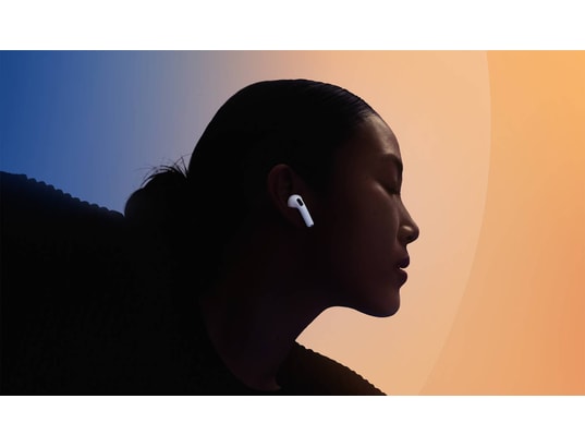 Airpods 4 (2024) Blanc avec Boîtier de charge USB-C Ecouteurs sans fil avec réduction active du bruit - Très bon état Très bon état Apple reconditionné photo 2 | Dero
