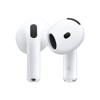 Airpods 4 (2024) Blanc avec Boîtier de charge USB-C Ecouteurs sans fil - Très bon état Très bon état reconditionné disponible sur Pixmania