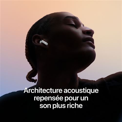 AirPods 5 - Ecouteurs à réduction de bruit active, Blanc - Bon état Bon état Apple reconditionné photo 2 | Dero