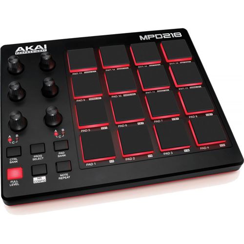Akai MPD218 - Surface de contrôle MPC USB/MIDI État correct Akai reconditionné disponible sur Fnac