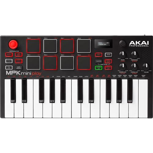 Akai MPK Mini Play - Mini clavier Pads USB 25 notes État correct Akai reconditionné disponible sur Fnac | Dero