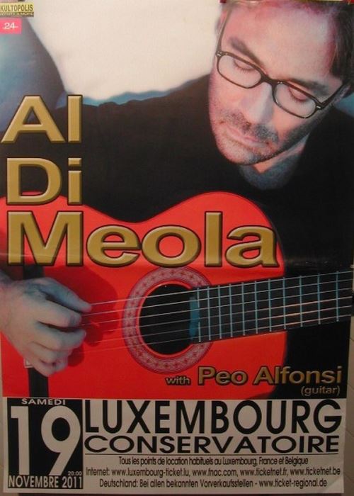 Al Di Meola - 80x120 cm - AFFICHE / POSTER État correct - 14,99 € Al Di Meola - 80x120 cm - AFFICHE / POSTER État correct reconditionné disponible sur Fnac