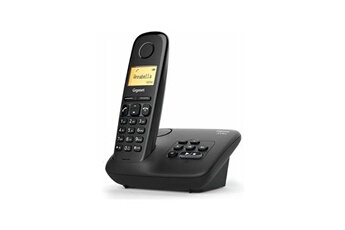 AL170A - Téléphone sans fil - système de répondeur avec ID d'appelant - ECO DECT\GAP - noir Bon état Gigaset reconditionné disponible sur Darty