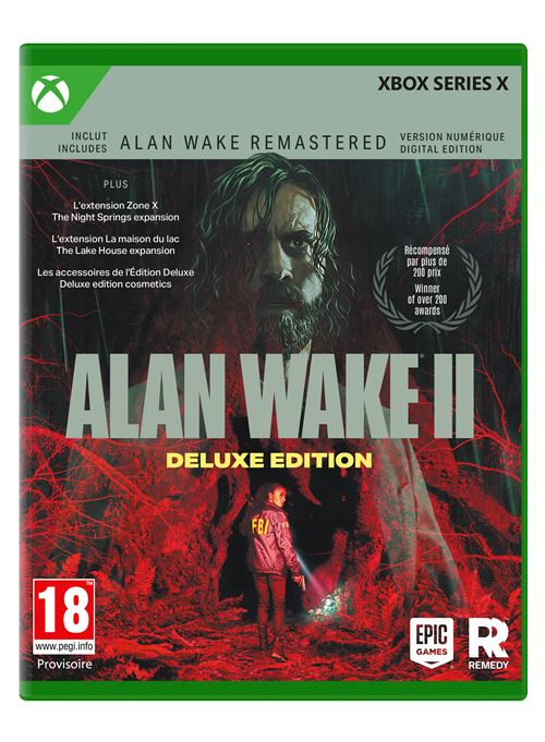 Alan Wake 2 Deluxe Edition Xbox Series X État correct Flashpoint Germany GmbH reconditionné disponible sur Fnac