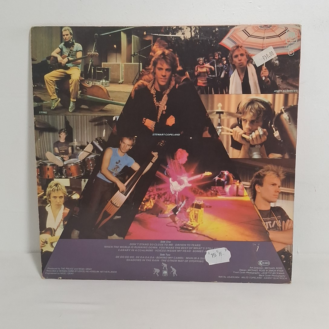 Voir photo 3 de Album The police " Zenyatta mondatta" en vinyle 33t Album The police " Zenyatta mondatta" en vinyle 33t État correct reconditionné photo 3