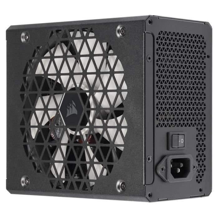 Alimentation PC CORSAIR RM1200x SHIFT entièrement modulaire - 80 PLUS Gold - 1200 Watt - Excellent état Parfait état Corsair reconditionné disponible sur Pixmania