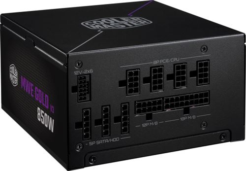 Alimentation PC modulaire Cooler Master MWE V3 850W 80 PLUS Gold noir État correct Cooler Master reconditionné disponible sur Fnac