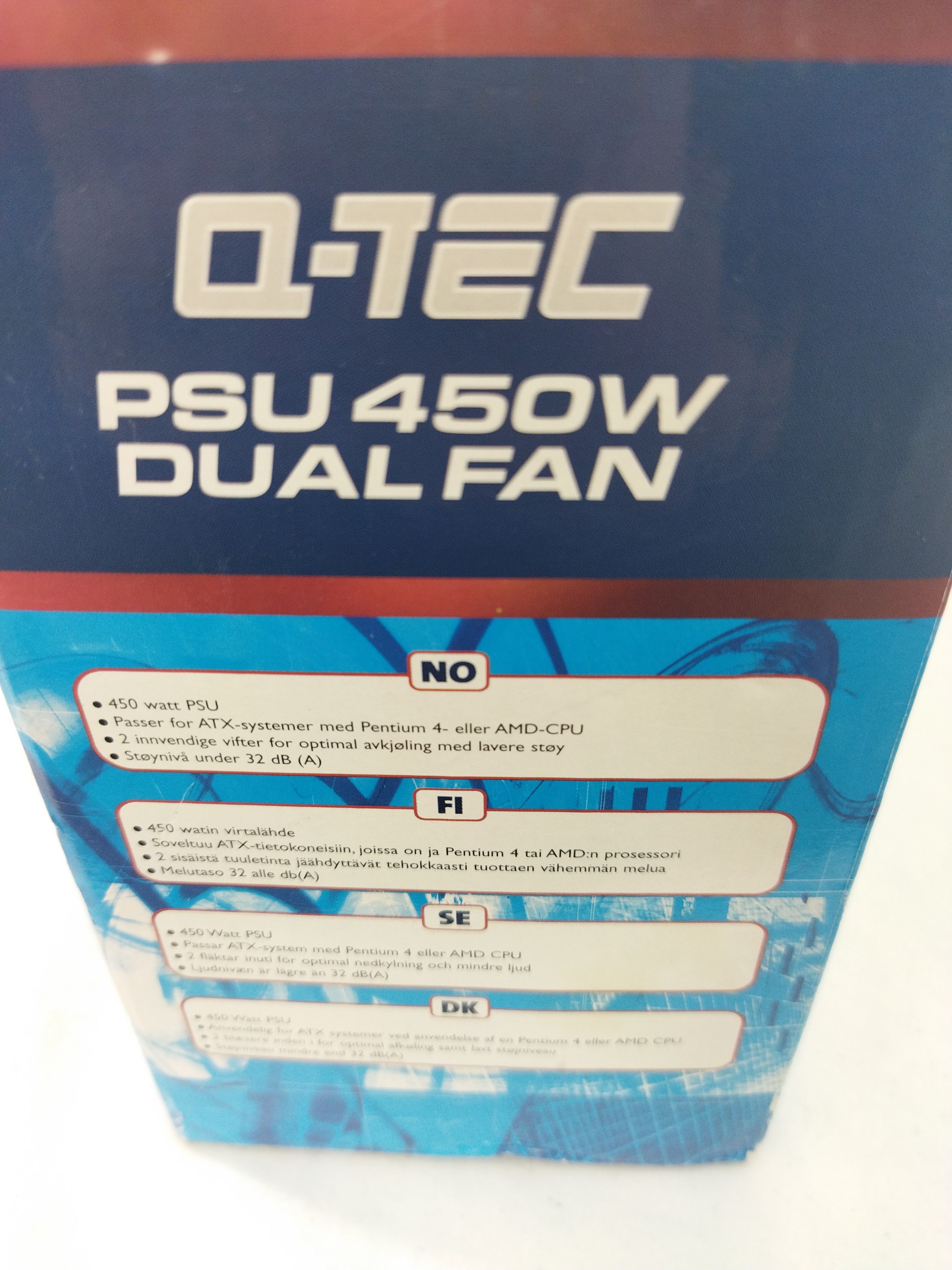 Voir photo 7 de Alimentation PC Q-Tec PSU 450W Dual FAN ST-450ATXP4 Alimentation PC Q-Tec PSU 450W Dual FAN ST-450ATXP4 Très bon état reconditionné photo 7