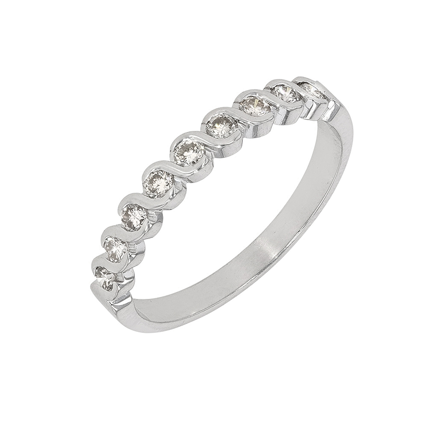 Alliance diamants Parfait état - 740,00 € Alliance diamants Parfait état reconditionné disponible sur Gemme Les Bijoux | Dero