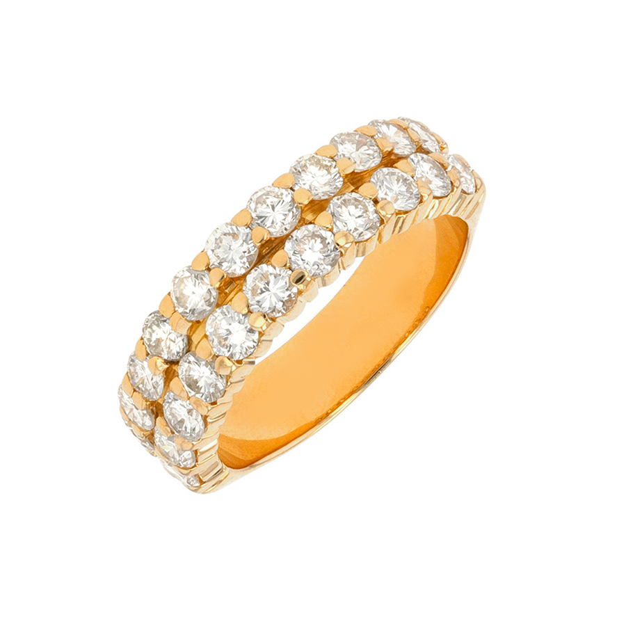 Alliance double rang Parfait état - 2200,00 € Alliance double rang Parfait état reconditionné disponible sur Gemme Les Bijoux | Dero