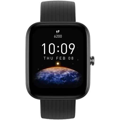 Amazfit Bip 3 Pro Noir - Montre connectée avec bracelet silicone noir Bon état reconditionné disponible sur Rakuten