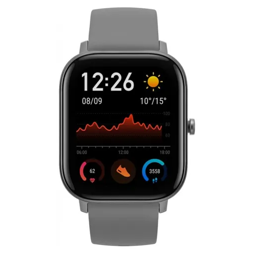 Amazfit GTS - Montre connectée avec bracelet - silicone - affichage 1.65" - Bluetooth - 24.8 g - gris lave Bon état reconditionné disponible sur Rakuten
