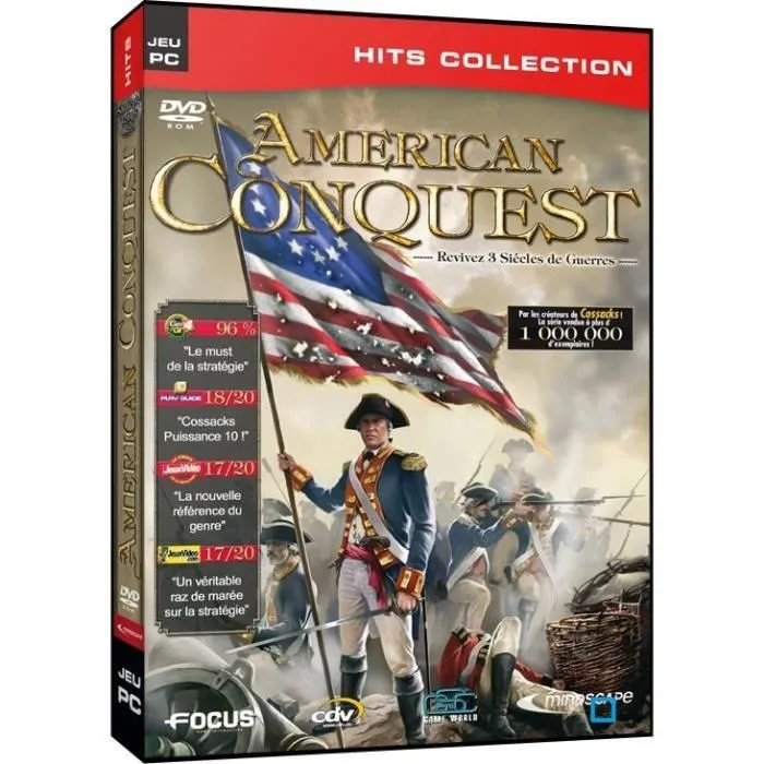 American Conquest - CDV Software - Hits collection rouge - Stratégie - PC - DVD Reconditionné reconditionné disponible sur Cdiscount Seconde Vie