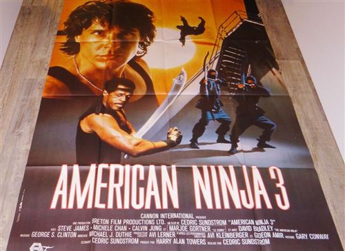 Acheter American Ninja 3 - Steve James - 116x158cm - Affiche de cinéma originale pliée État correct - 17,99 € American Ninja 3 - Steve James - 116x158cm - Affiche de cinéma originale pliée État correct N/A reconditionné disponible sur Fnac