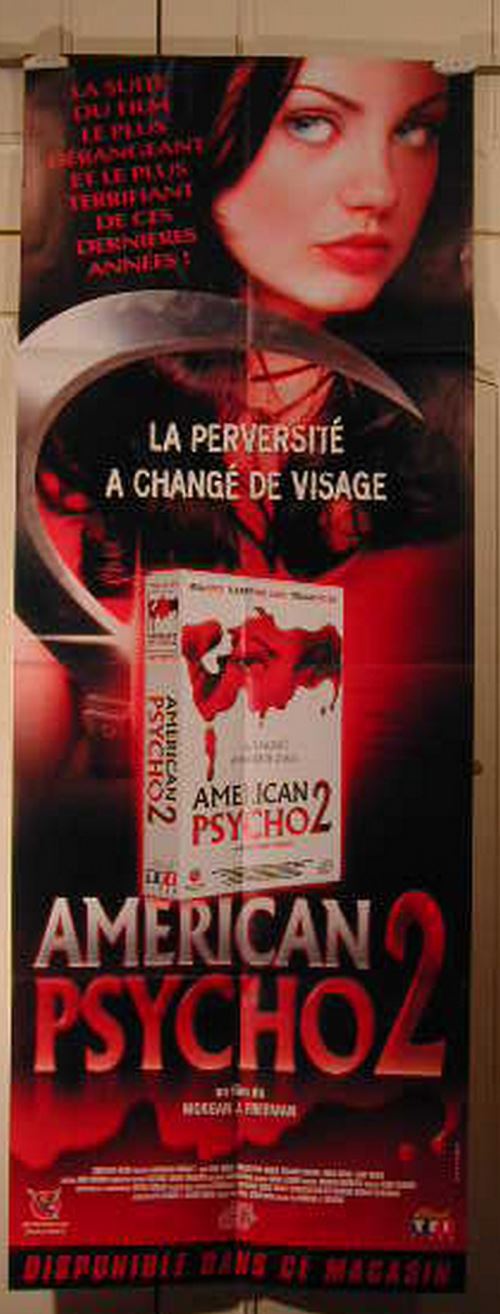 American Psycho 2 - 57x156 cm - AFFICHE / POSTER État correct - 13,99 € American Psycho 2 - 57x156 cm - AFFICHE / POSTER État correct reconditionné disponible sur Fnac
