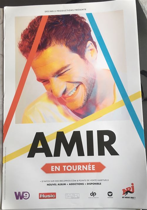 Acheter AMIR - En tournée 2018 - AFFICHE 40x60cm État correct - 22,99 € AMIR - En tournée 2018 - AFFICHE 40x60cm État correct N/A reconditionné disponible sur Fnac