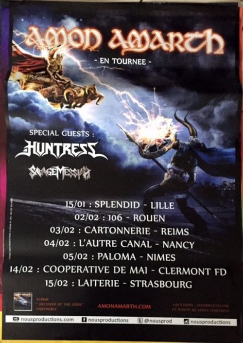 Amon Amarth - 70x100 cm - AFFICHE / POSTER État correct N/A reconditionné disponible sur Fnac